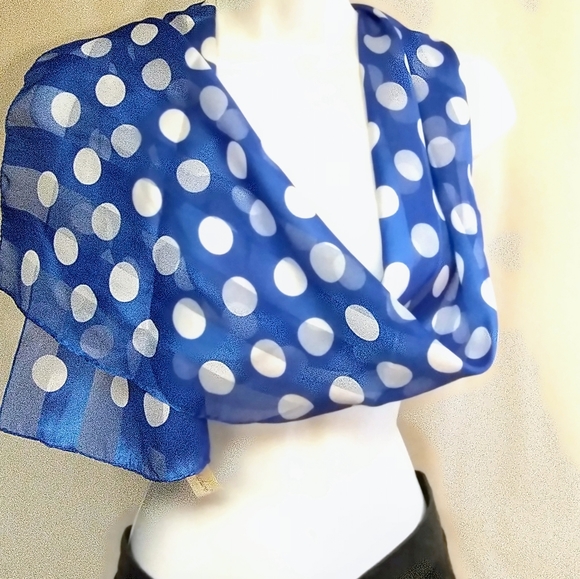 Vintage Berkshire Rectangle Polyester Scarf Made in Italy - Picture 2 of 7